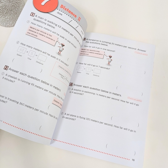 Kumon Math Tutor Focus on Speed, Ratio, Proportion New - Picture 4 of 7